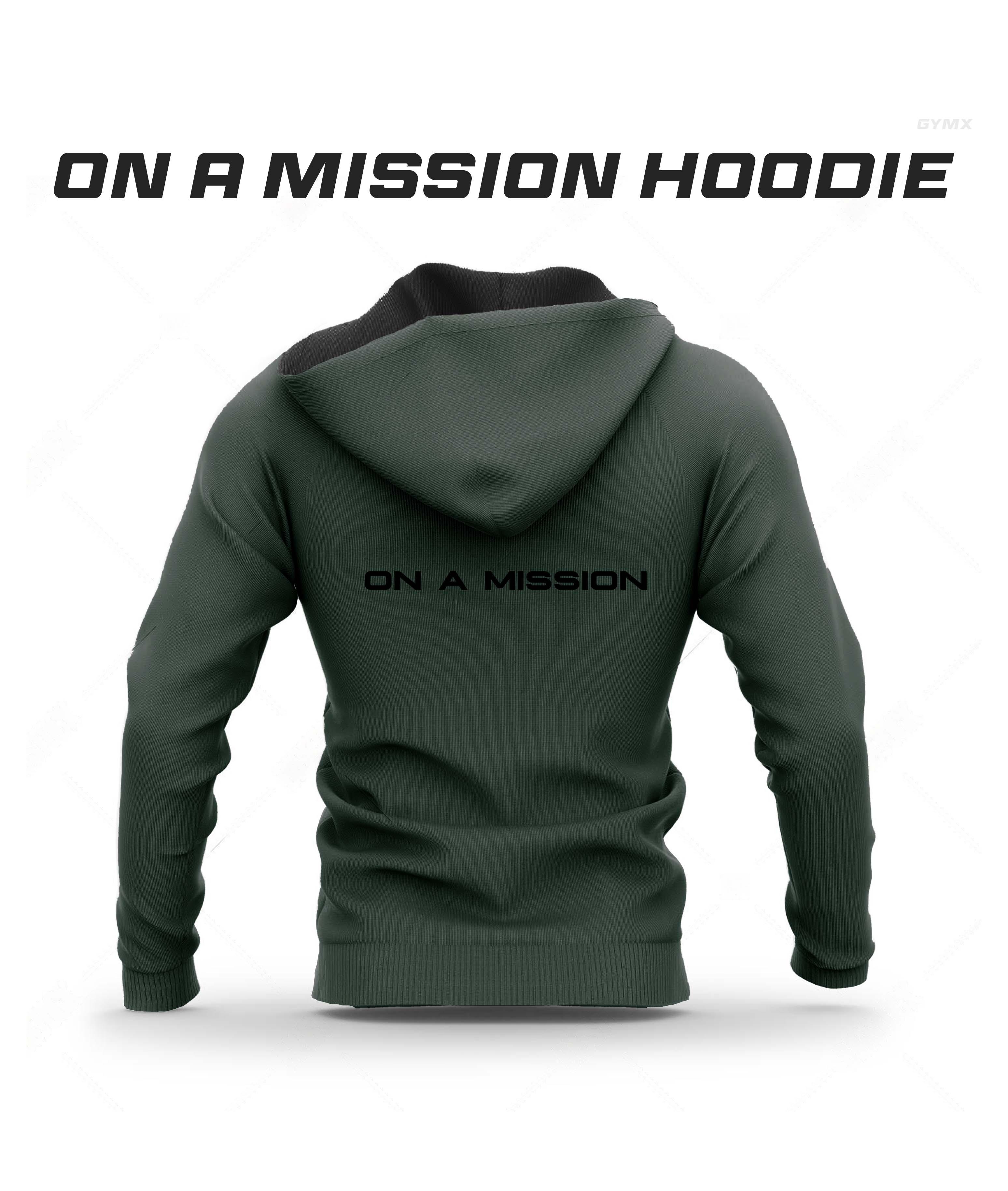 On A Mission: British Green GymX Hoodie