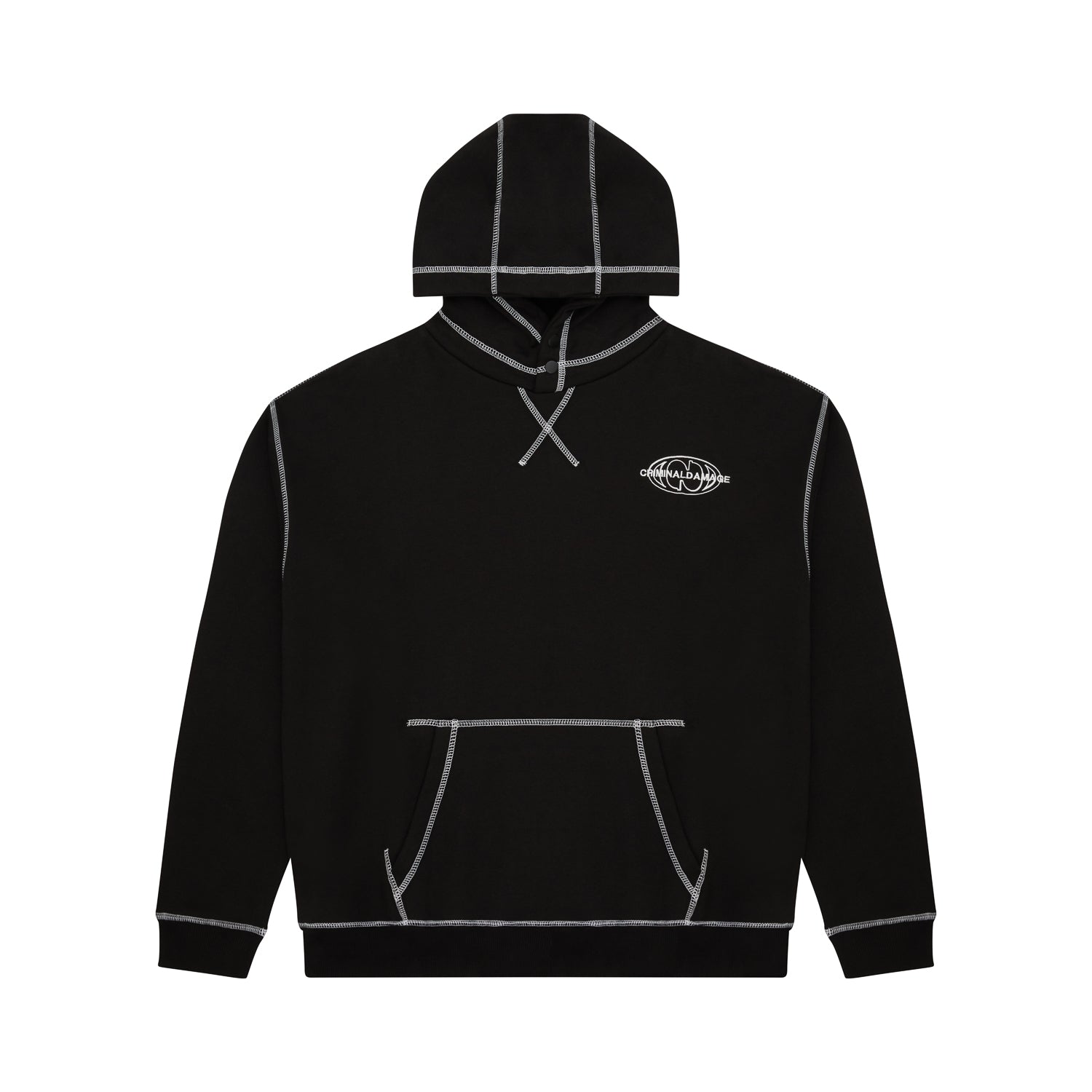 OVERLOCK HOOD - BLACK