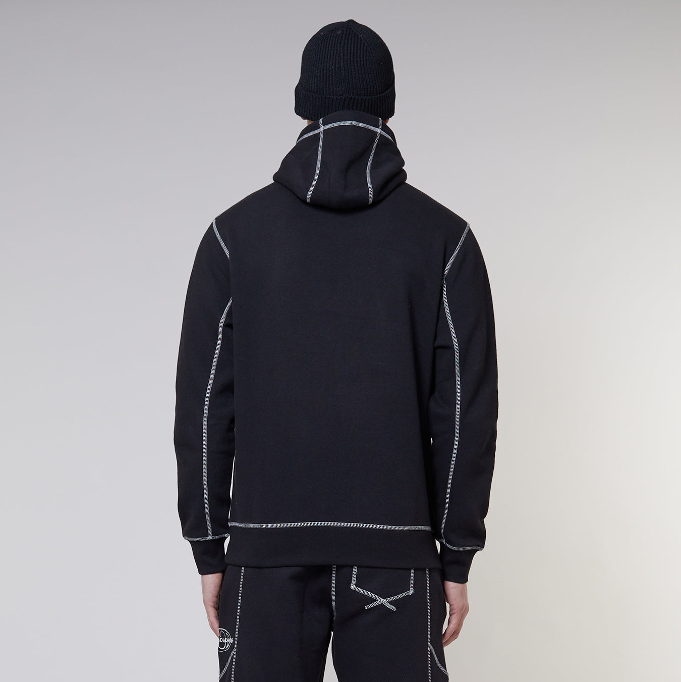 OVERLOCK HOOD - BLACK