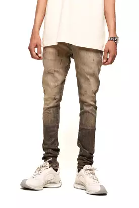 PHEELINGS INNER PEACE SKINNY DENIM (DARK BROWN)