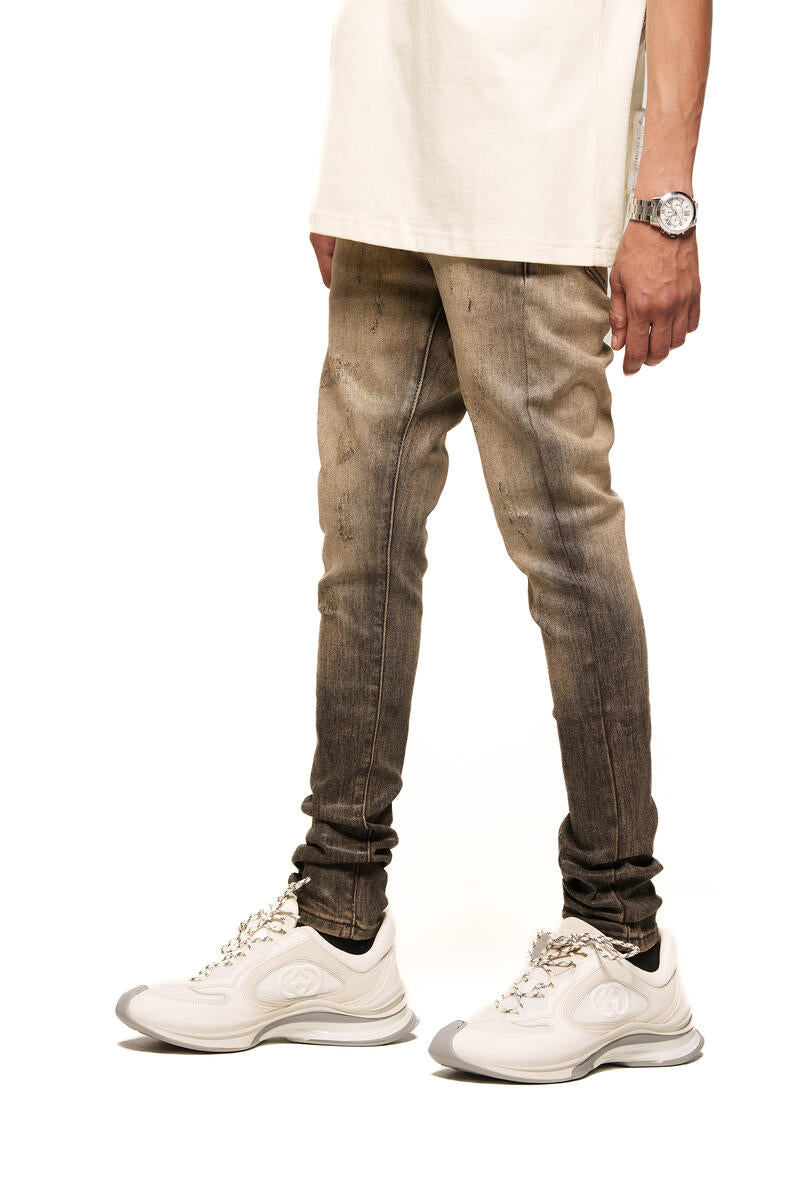 PHEELINGS INNER PEACE SKINNY DENIM (DARK BROWN)