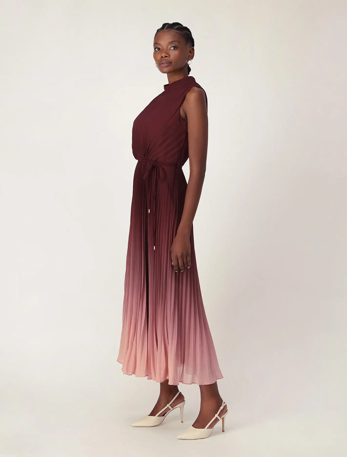 Phillipa Pleated Midi Dress