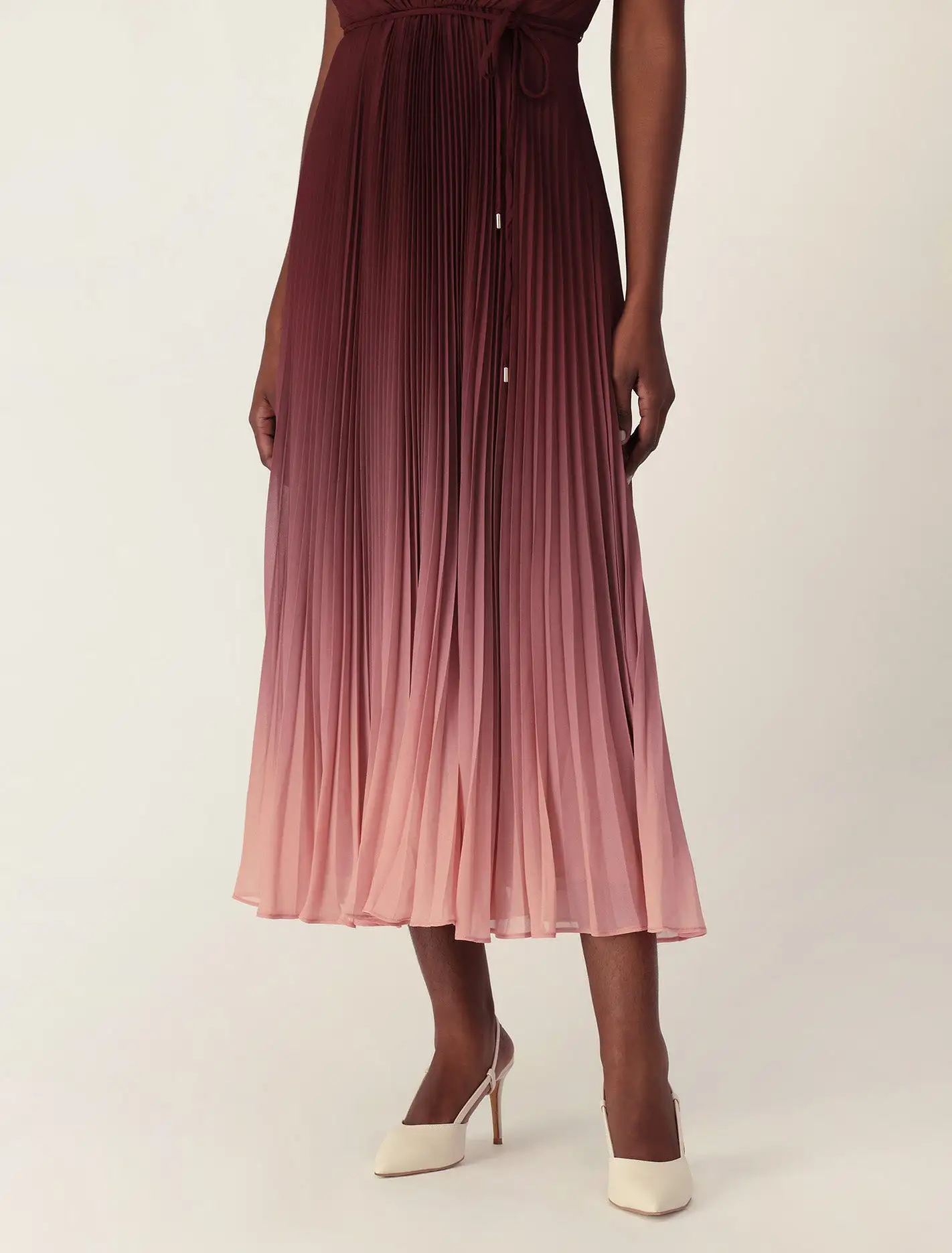 Phillipa Pleated Midi Dress