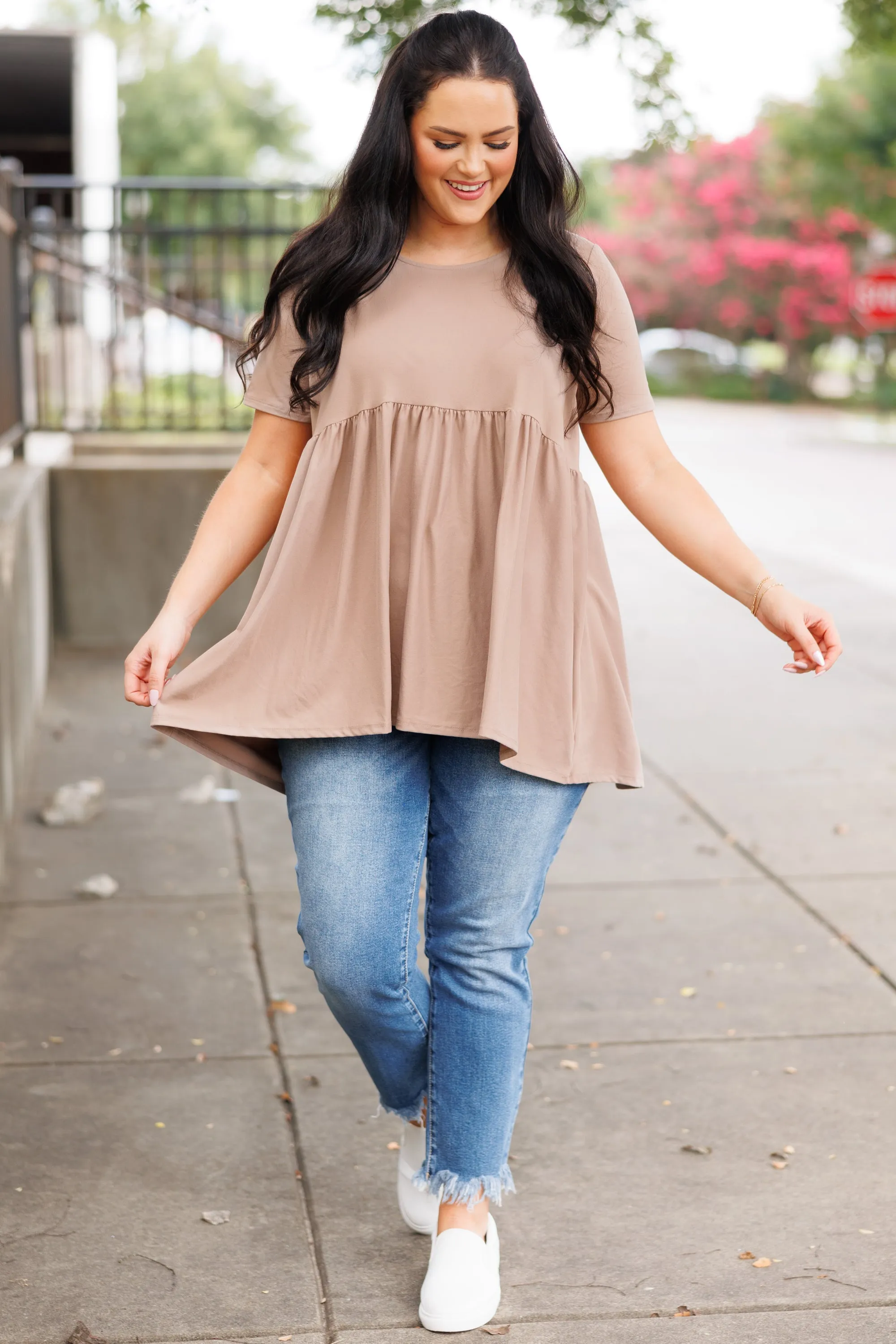 Princess And Punks Top, Ash Mocha