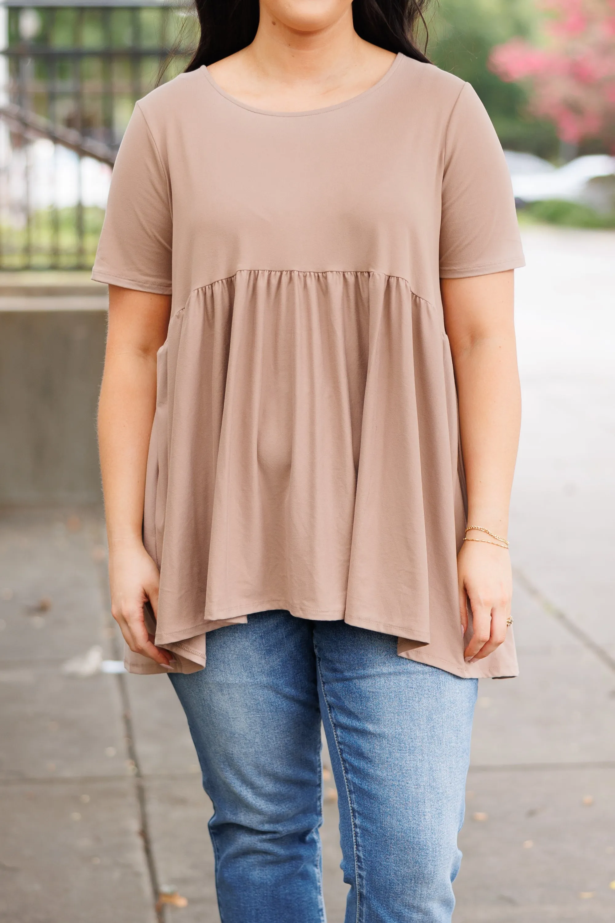 Princess And Punks Top, Ash Mocha