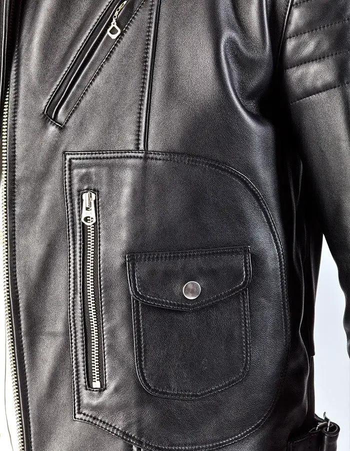 RACER - Leather Biker Jacket