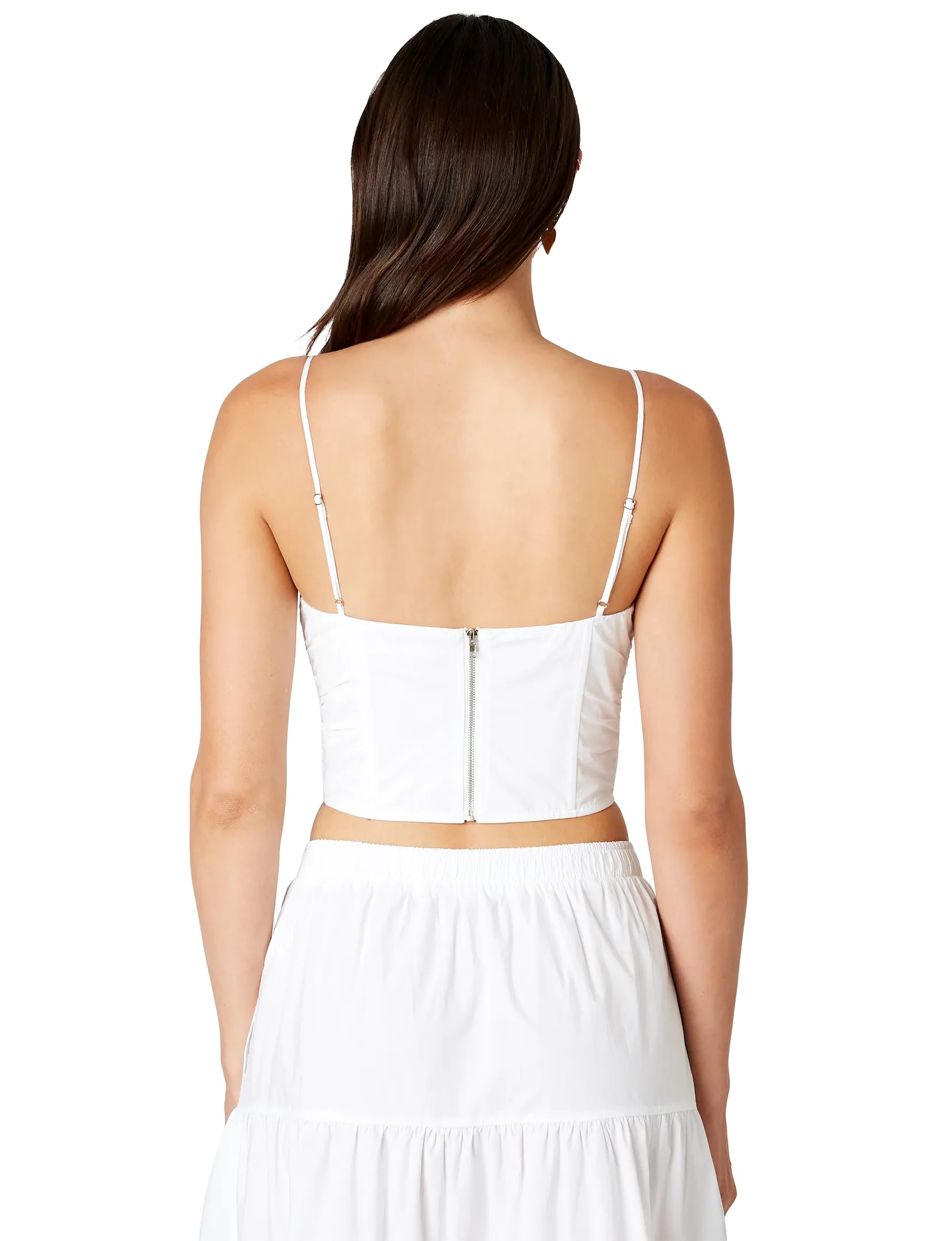 Rue Corset Top, White