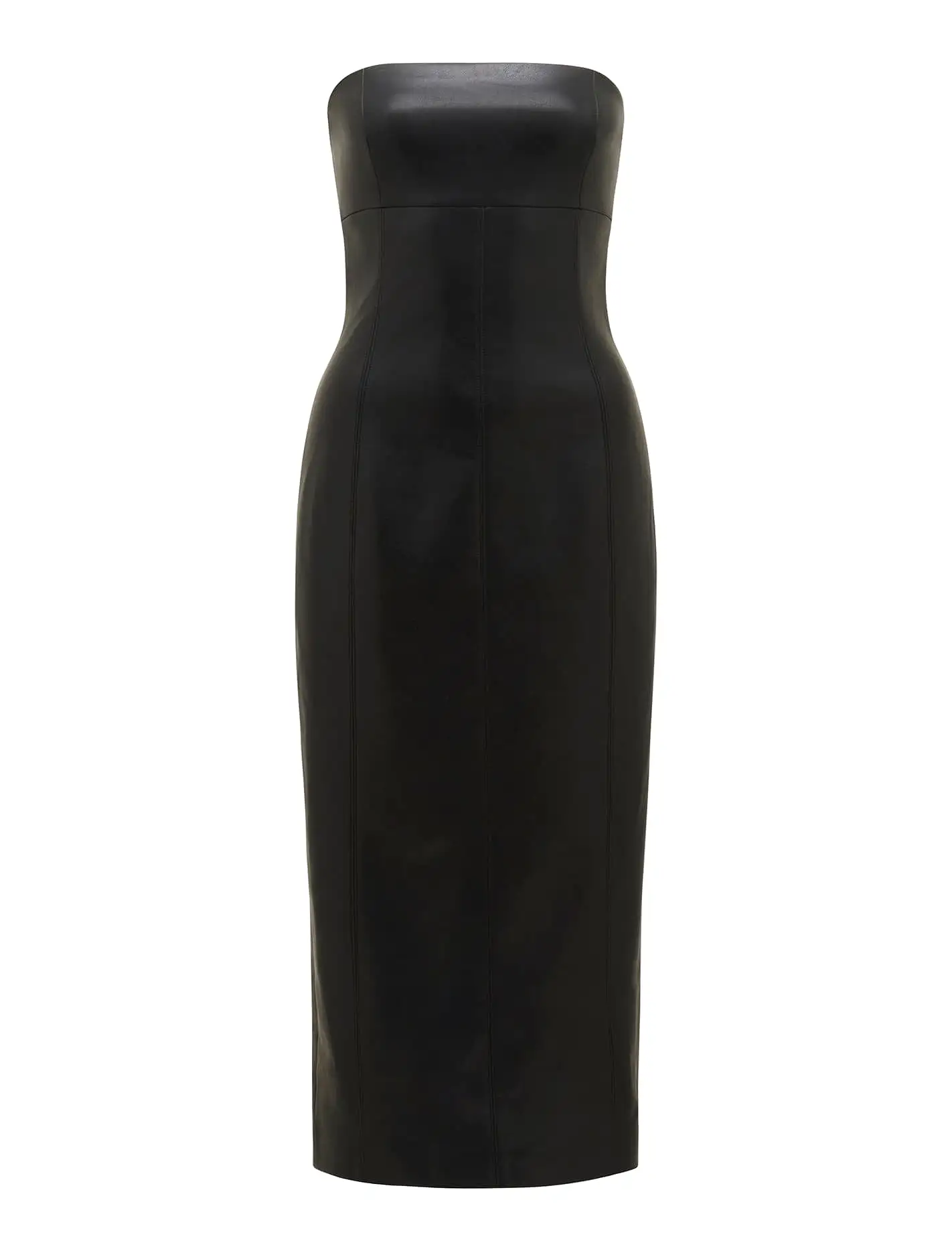 Sabrina Pu Strapless Midi Dress