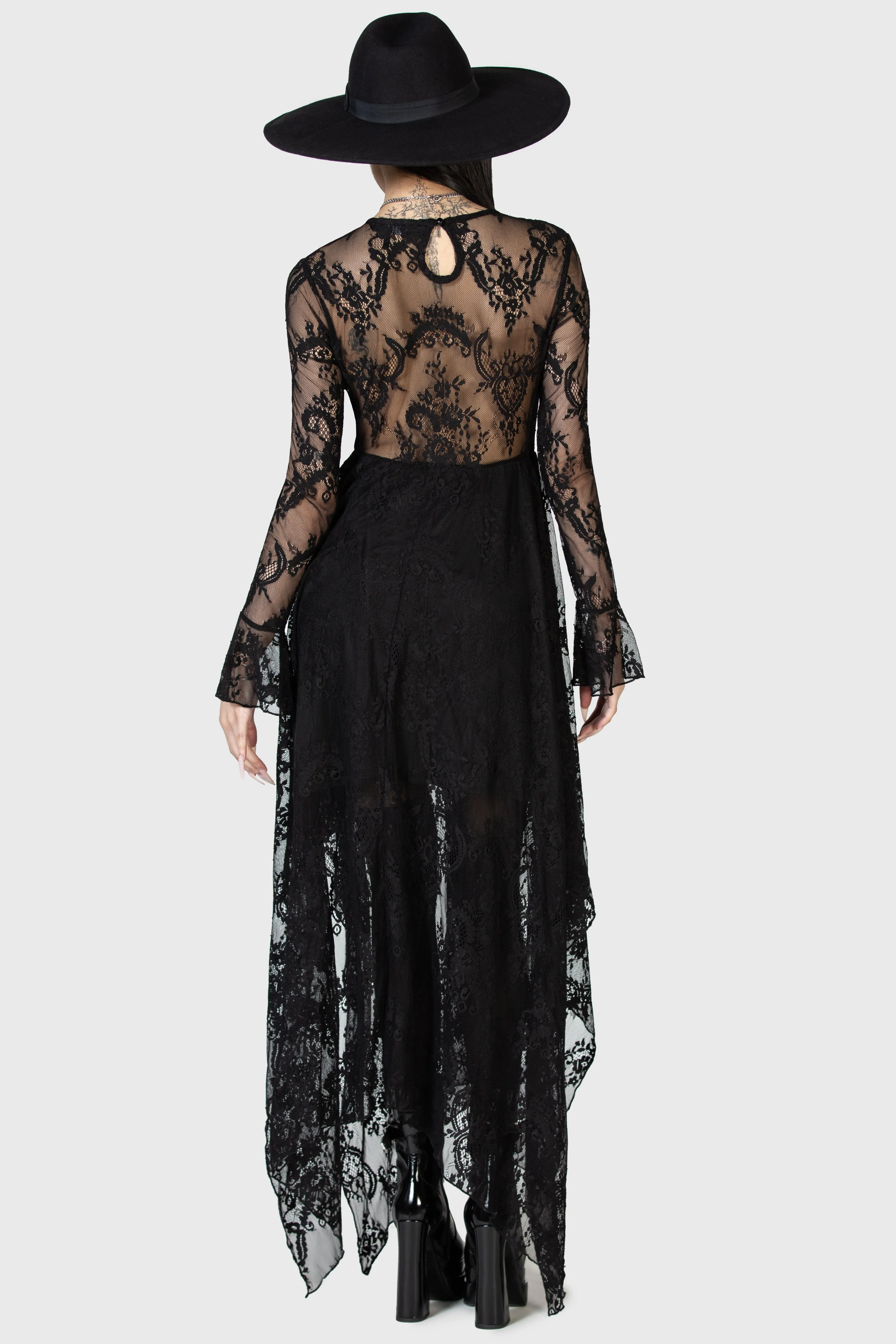 Shadow Figure Maxi Dress