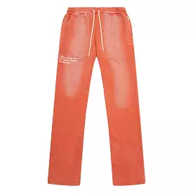 Signature Sun fade Stacked Joggers Orange