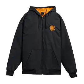 SPITFIRE OG CLASSIC NYLON HOOD JACKET BLACK/ORANGE