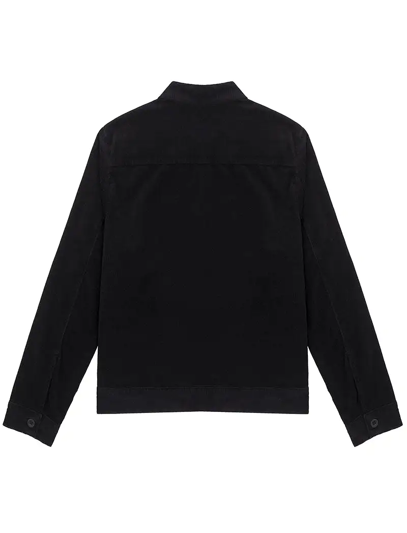 Sunspel Womens Corduroy Boxy Jacket Black