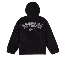 Supreme Nike Arc Corduroy Hooded Jacket Black