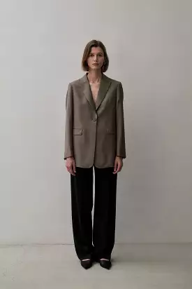 THE CLASSIC BLAZER - TAUPE