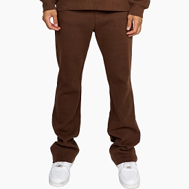 Thermal Flare Pants Brown