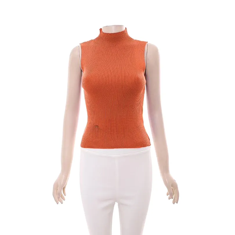 Turtleneck Sleeveless Top