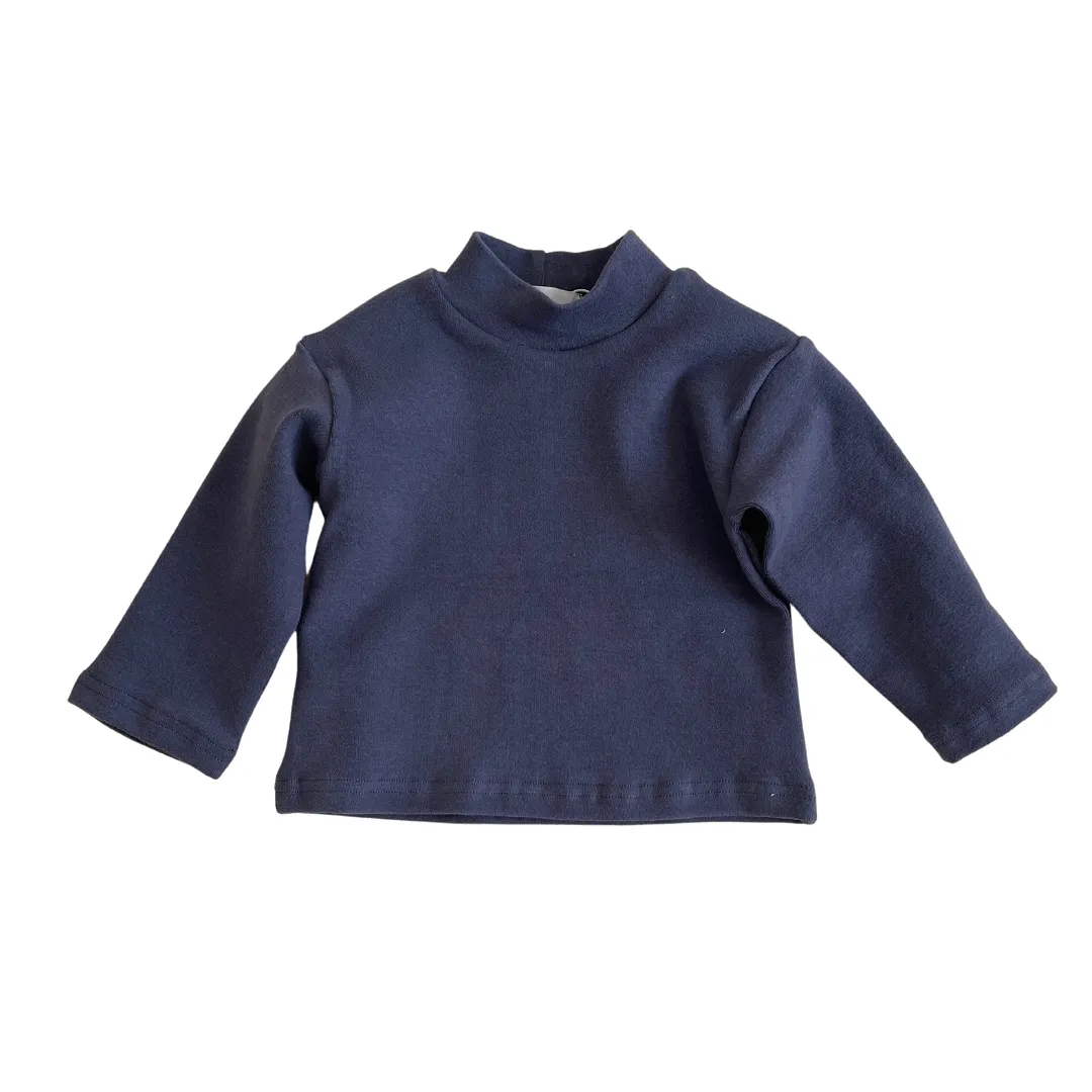 Turtleneck Top - Charcoal