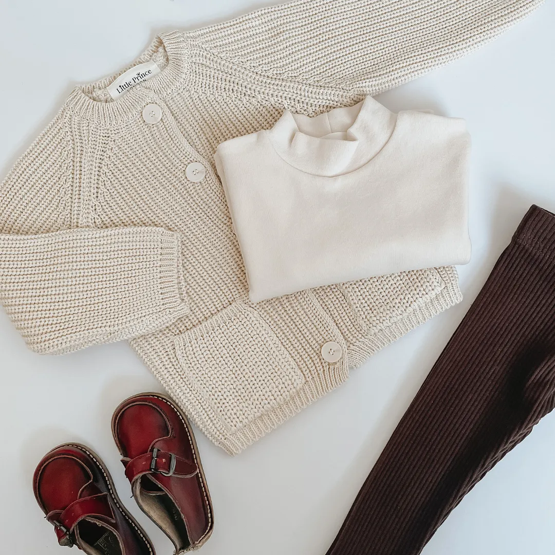 Turtleneck Top - Ivory