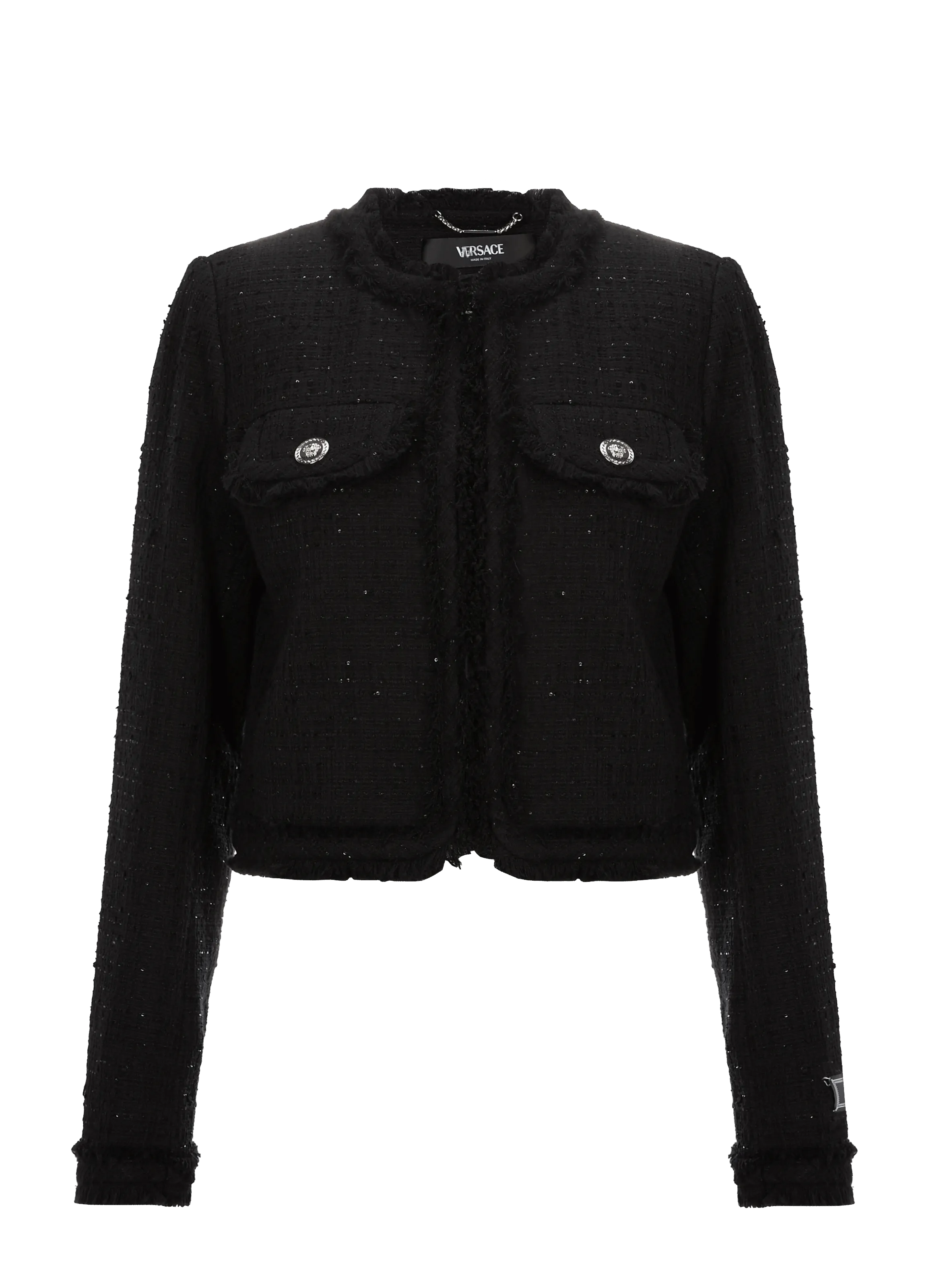 VERSACE  Tweed jacket - Black