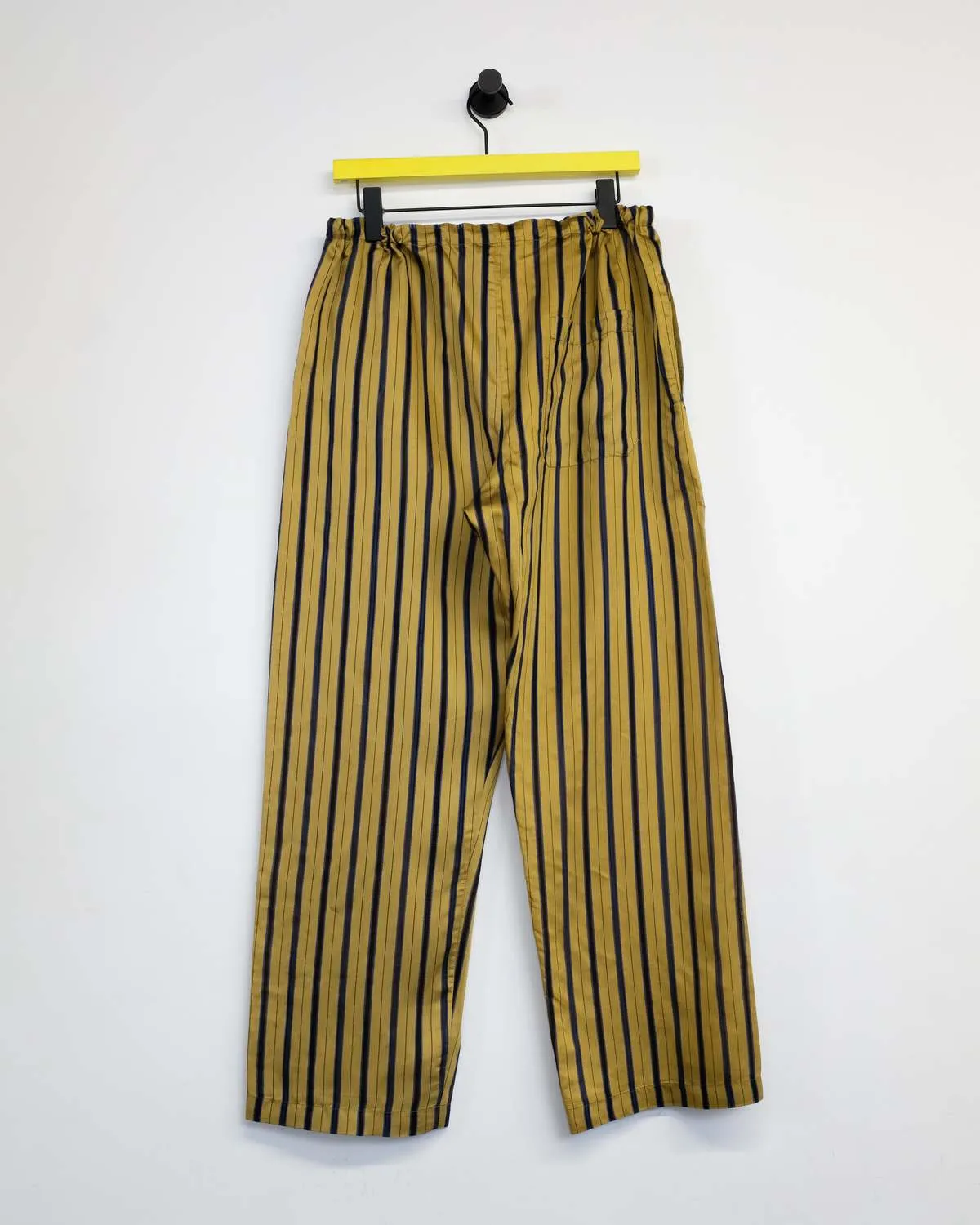 Viscose And Silk Alumni Stripe Pajama Pants - Yellow Multi