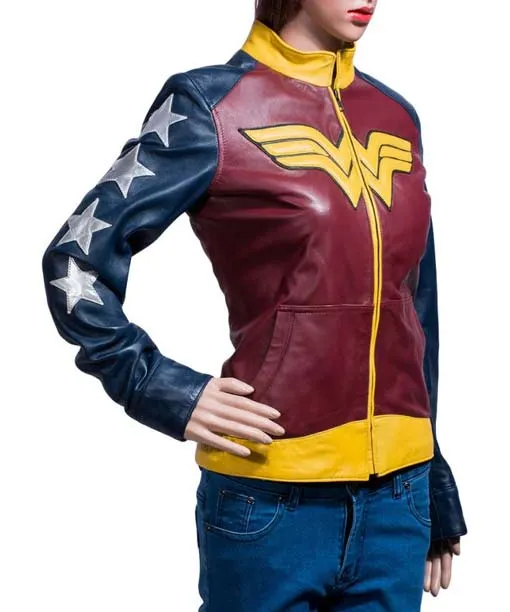 Wonder Woman Leather Jacket - Women Leather Jacket